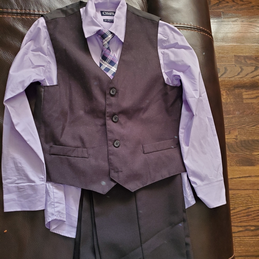 boys size 10 suit with vest